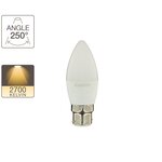 Xanlite - Ampoule LED flamme, culot B22, 5,3W cons. (40W eq.), lumière blanc chaud -  EB470F