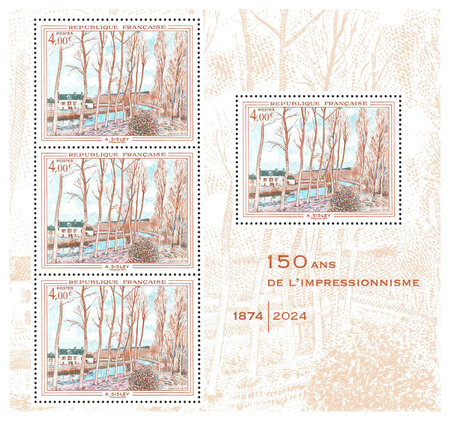 Bloc Doré Paris Philex – Timbres France 2024 – Édition Limitée