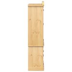 vidaXL Vitrine en verre Corona 103 5x42x180 cm bois de pin massif