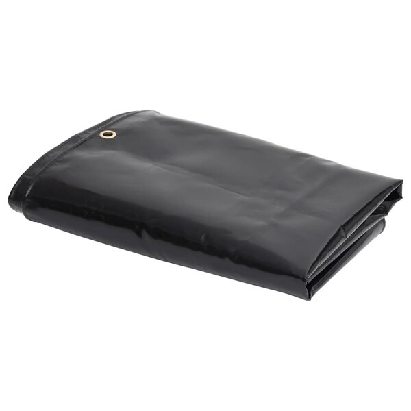 vidaXL Bâche de protection 650 g/m² 3 5x2 5 m Noir