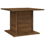 vidaXL Table basse chêne marron 55 5x55 5x40 cm bois d'ingénierie