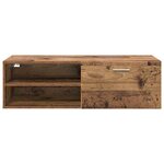 vidaXL Cabinet en Bois avec tiroir Bois Ancien 100 5 x 39 x 30 cm