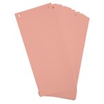 Paquet 100 Fiches Intercalaires Horizontales Unies Perforées Forever - 105x240mm - Rose - X 12 - Exacompta