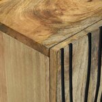 vidaXL Meuble TV Marron 160 x 30 x 30.5 cm bois de manguier massif