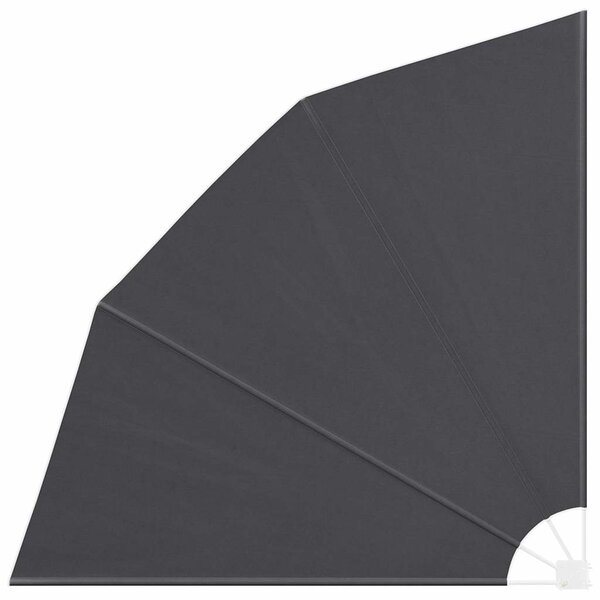 vidaXL Écran de confidentialité pour balcon Noir 210 x 210 cm tissu