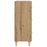 vidaXL Buffet chêne artisanal 34 x 69.5 x 90 cm Bois d'ingénierie