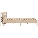 vidaXL Cadre de lit sans matelas 140x190 cm bois de pin massif