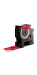 DYMO LabelManager cassette ruban D1 24mm x 7m Noir/Rouge (compatible avec les LabelManager et les LabelWriter Duo)