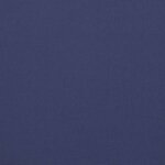 vidaXL Coussins de chaise à dossier bas lot de 6 bleu marine tissu
