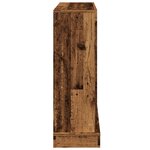 VidaXL Cadre de cheminée vieux bois 100x30x87 5 cm bois d'ingénierie