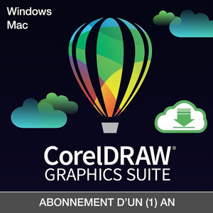 CorelDRAW Graphics Suite 2024 - Licence 1 an - 1 utilisateur - A télécharger