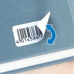Bte 2800 étiquettes superprint 25,4x16,9mm détachables blanc sur 25f a4 herma