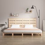 vidaXL Cadre de lit sans matelas 180x200 cm bois massif de pin