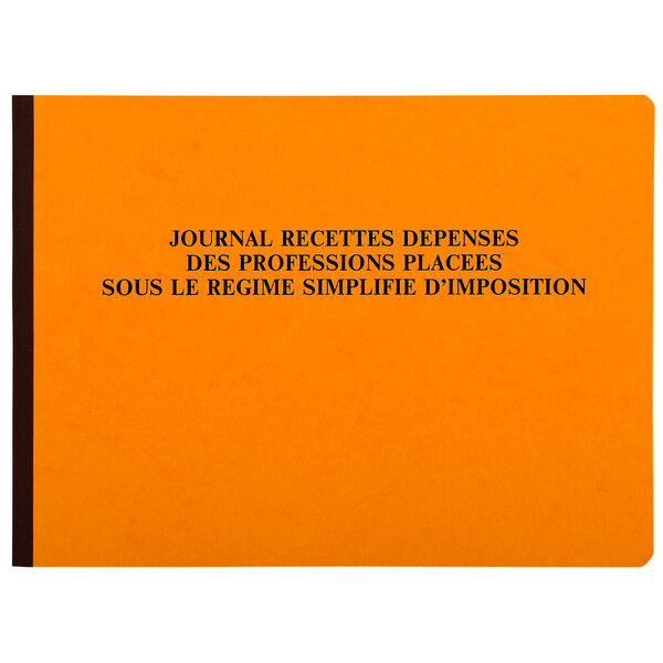Piqûre 27x38cm Recettes Dépenses des Professions placées sous le Régime Simplifié d... EXACOMPTA
