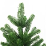 vidaXL Arbre de Noël artificiel pré-éclairé 210 cm vert