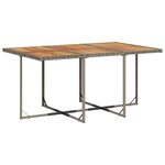 vidaXL Ensemble à manger de jardin 11Pièces avec coussins gris poly rotin