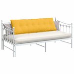 vidaXL Coussin de Dos Jaune clair 160 x 50 cm Tissu en velours côtelé