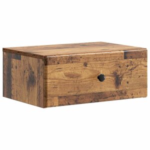vidaXL Cabinet de chevet mural Bois ancien 49 x 34 5 x 20 cm