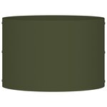 vidaXL Pots verts olive Ensemble de 5 Vert olive Plastique Moyen