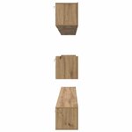 vidaXL Ensemble de meubles TV 8 Pièces chêne artisanal Bois d'ingénierie