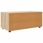 vidaXL Meuble TV Chêne Sonoma 100 x 48 x 43 cm Bois d'ingénierie