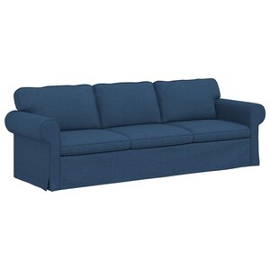 vidaXL Canapé Bleu 245 x 82 x 80 cm tissu