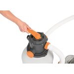 Bestway filtre a sable 7 57 m³/h + pré-filtre - blanc
