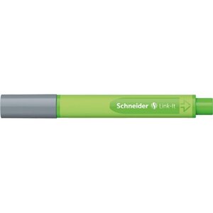 Feutre fineliner link-it 04 silver gris x 10 schneider
