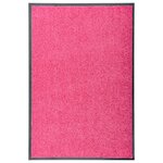 vidaXL Paillasson lavable Rose 60x90 cm
