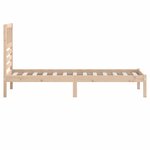 vidaXL Cadre de lit sans matelas 90x190 cm bois de pin massif