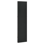 vidaXL Cloison de séparation à 3 panneaux Noir 120x180 cm Acier
