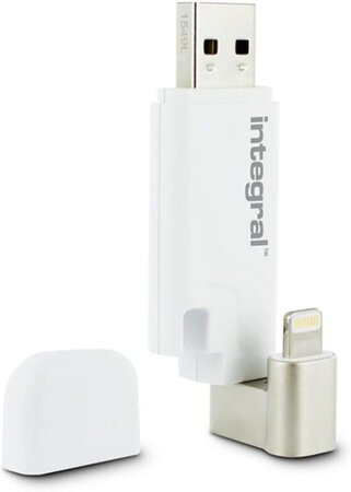 Clé USB Integral iShuttle 16 Go USB 3.0 + Adaptateur Lightning