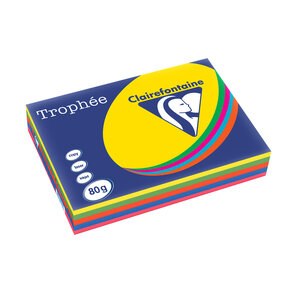 Ramette 500 Feuilles Papier 80g A3 420x297 mm Assorti Intense TROPHÉE