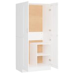 vidaXL Garde-robe Blanc 82 5x51 5x180 cm Aggloméré