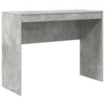 vidaXL Bureau avec tiroir 2 Pièces Gris béton