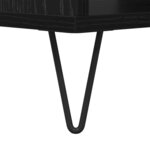 vidaXL Table basse Chêne noir 60 x 50 x 40 cm Bois d'ingénierie