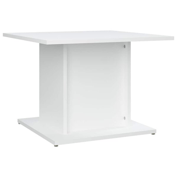 vidaXL Table basse blanc 55 5x55 5x40 cm bois d'ingénierie