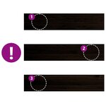 vidaXL Marches d'escalier 12 Pièces marron foncé 120x25x2 cm chêne massif