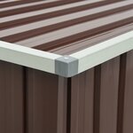 vidaXL Boîte de rangement de jardin Marron 171x99x93 cm