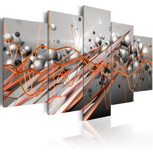 Tableau - orange stream l x h en cm 100x50