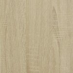 vidaXL Bibliothèque chêne sonoma 97 5x33x107 5cm bois ingénierie métal