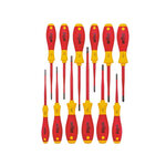 Wiha softfinish jeu de tournevis d'électricien 12 pièces slimfix 41003