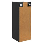 vidaXL Armoire Murale Noir 33 x 34 5 x 94 cm Bois d'ingénierie