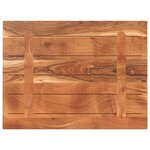 vidaXL Dessus de table 90x70x3 8 cm rectangulaire bois massif d'acacia