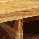 VidaXL Meuble TV mural 60x30x19 cm bois massif d'acacia