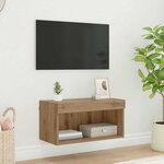 vidaXL Meuble TV Chêne artisanal 60 x 30 x 30 cm Bois d'ingénierie