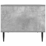 vidaXL Table basse Gris béton 90 x 50 x 40 cm Bois d'ingénierie