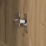 vidaXL Haut Armoire Marron 60 x 36 x 110 cm Bois d'ingénierie