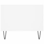 vidaXL Table basse blanc 90x50x40 cm bois d'ingénierie