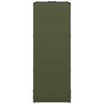 vidaXL Portant de bois chauffage vert olive 40x30x80 cm